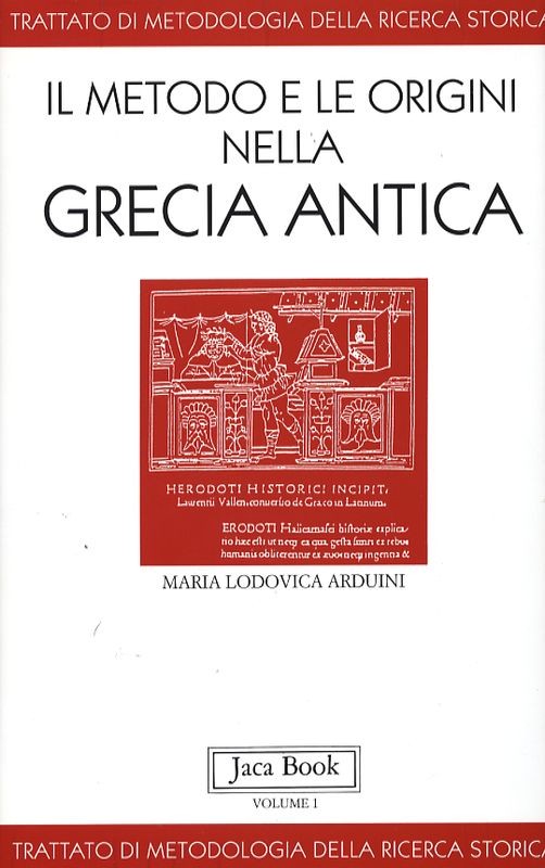 METODO E LE ORIGINI GRECIA A.VOLL.I