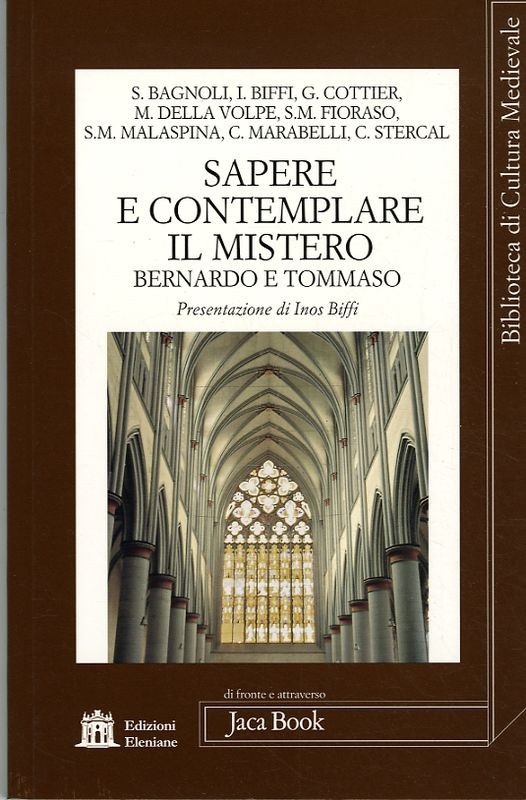 SAPERE E CONTEMPLARE IL MISTERO