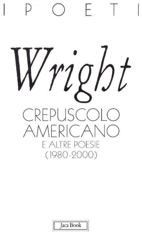CREPUSCOLO AMERICANO