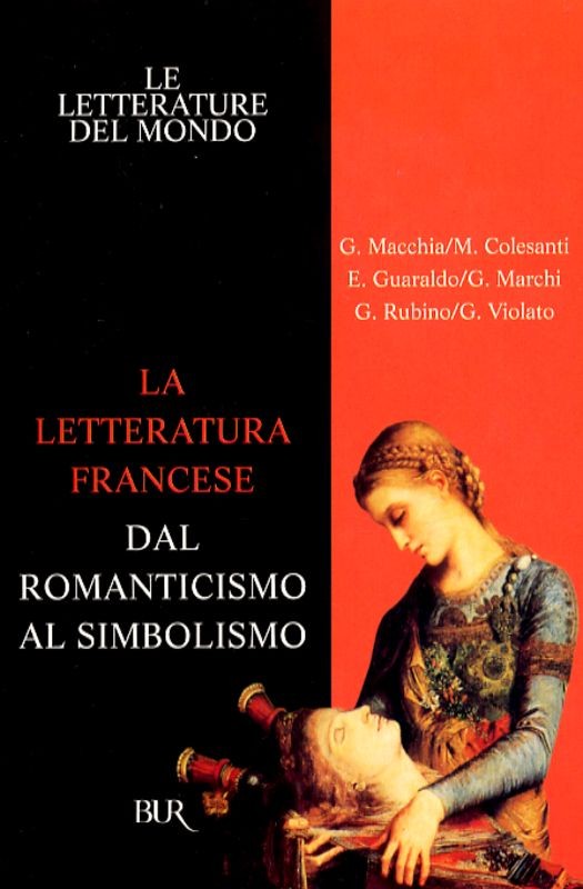 LETTERATURA FRANCESE DAL ROMANTICIS