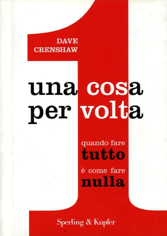 COSA PER VOLTA (UNA)