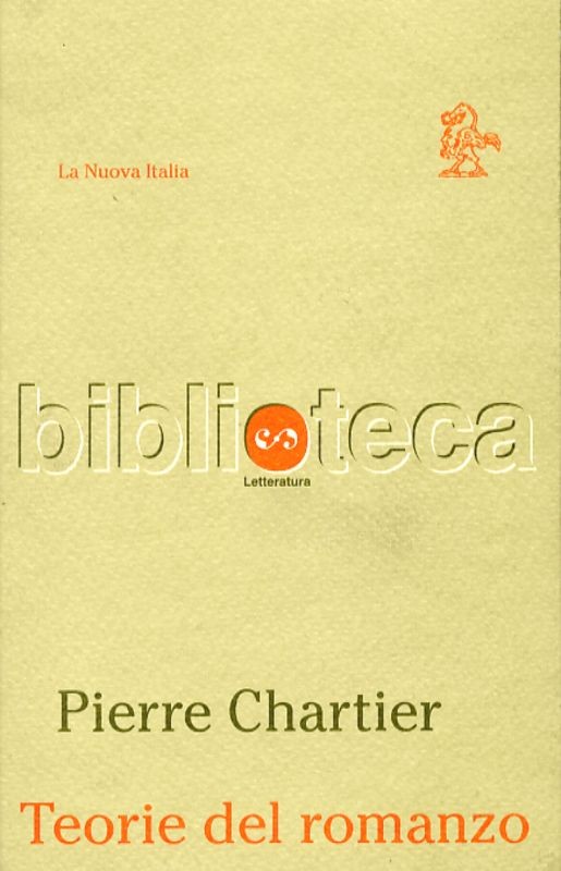 TEORIE DEL ROMANZO