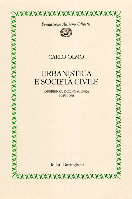 URBANISTICA E SOCIETA' CIVILE