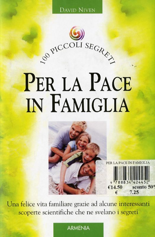 PER LA PACE IN FAMIGLIA
