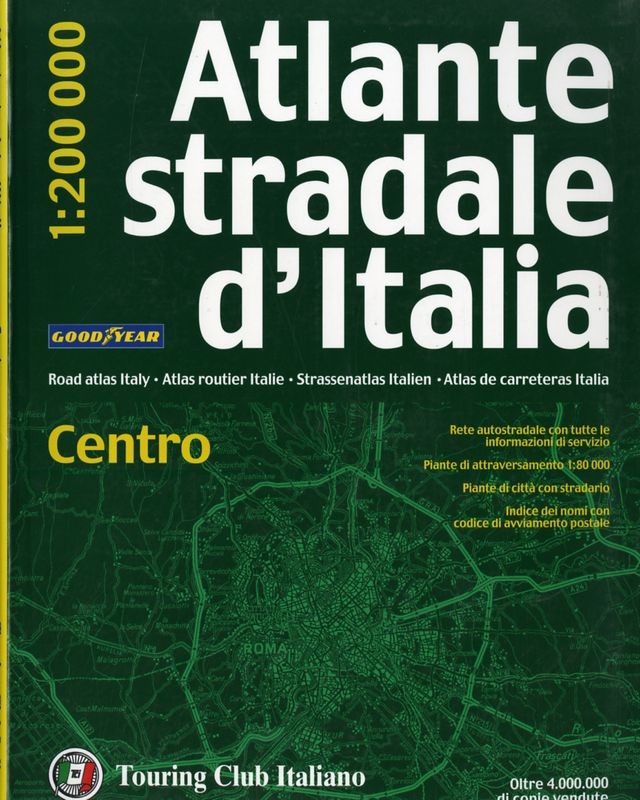 ATLANTE STRADALE D'ITALIA CENTRO