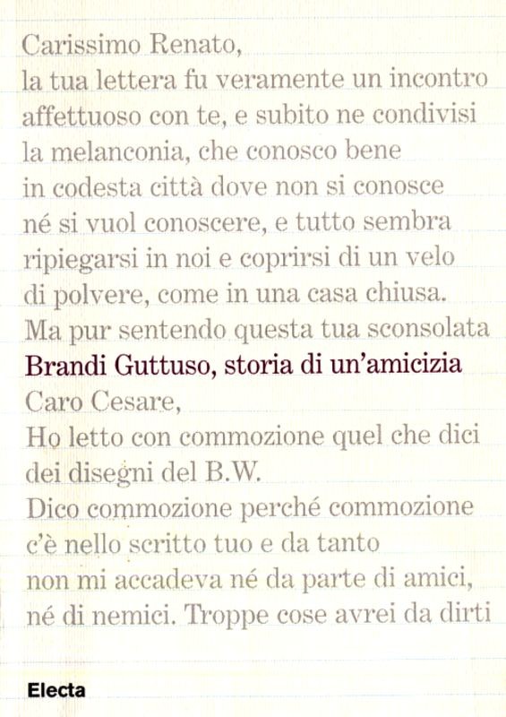 BRANDI GUTTUSO STORIA DI UN'AMICIZ