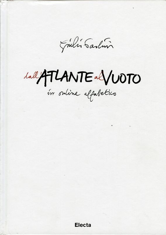 DALL'ATLANTE AL VUOTO