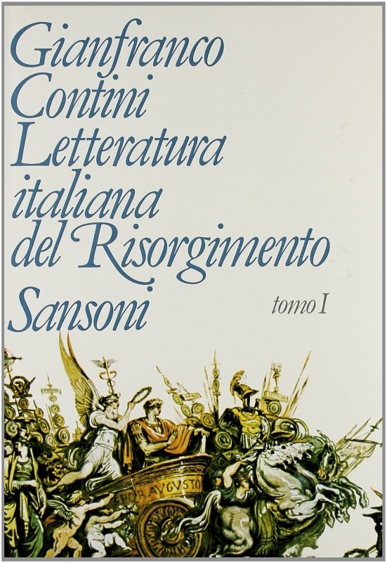 LETTERATURA ITALIANA DEL RISORGIMENTO