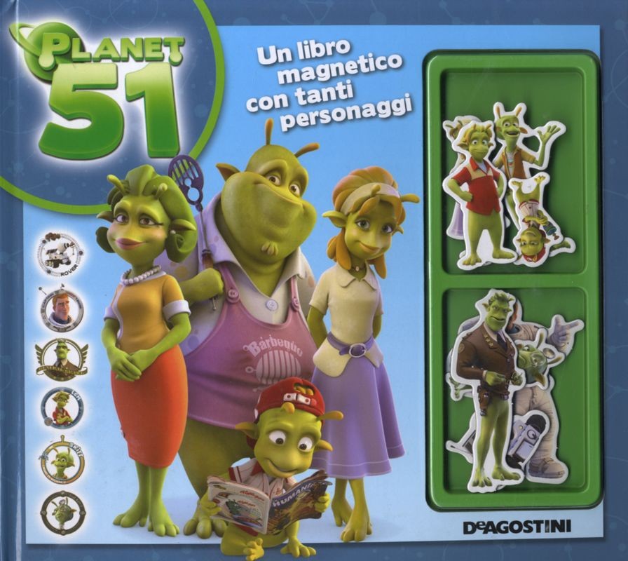 PLANET 51 LIBRO MAGNETICO