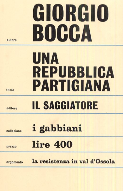 REPUBBLICA PARTIGIANA (UNA)