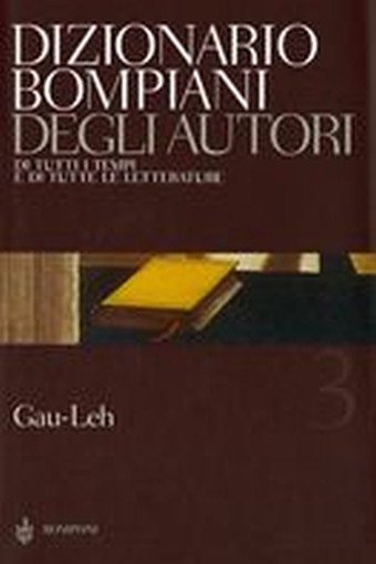 DIZIONARIO DEGLI AUTORI 3