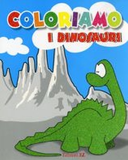 COLORIAMO I DINOSAURI (AZZURRO)