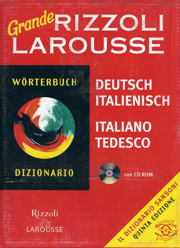 GRANDE DIZIONARIO TEDESCO + CD