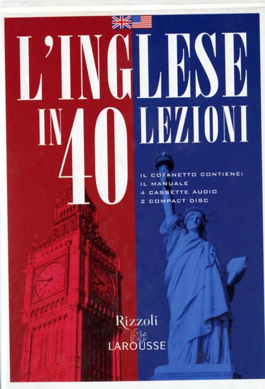 INGLESE IN 40 LEZIONI + CD +AUDIOCA