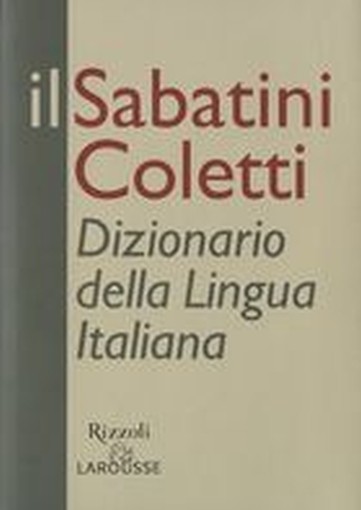 SABATINI COLETTI DIZIONARIO LINGUA Sabatini Francesco