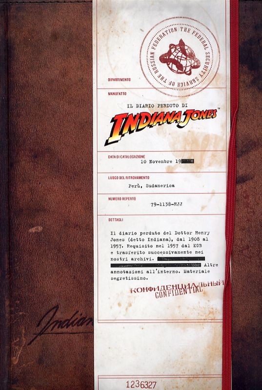 DIARIO PERDUTO DI INDIANA JONES