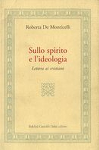 SULLO SPIRITO E L'IDEOLOGIA