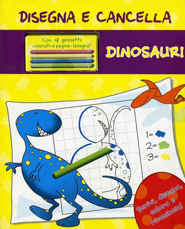 DISEGNA E CANCELLA DINOSAURI