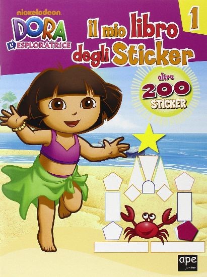 DORA IL MIO LIBRO DEGLI STICKER 1 aa.vv