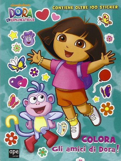 DORA COLORA GLI AMICI DI DORA ! aa.vv