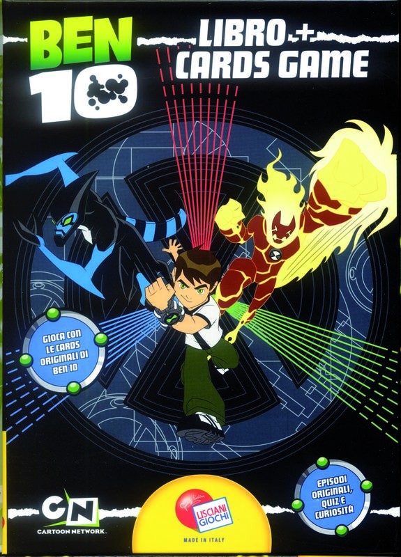 BEN 10 LIBRO + CARDS GAME