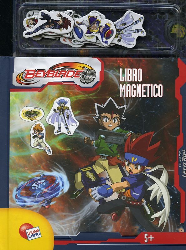 BEYBLADE LIBRO MAGNETICO