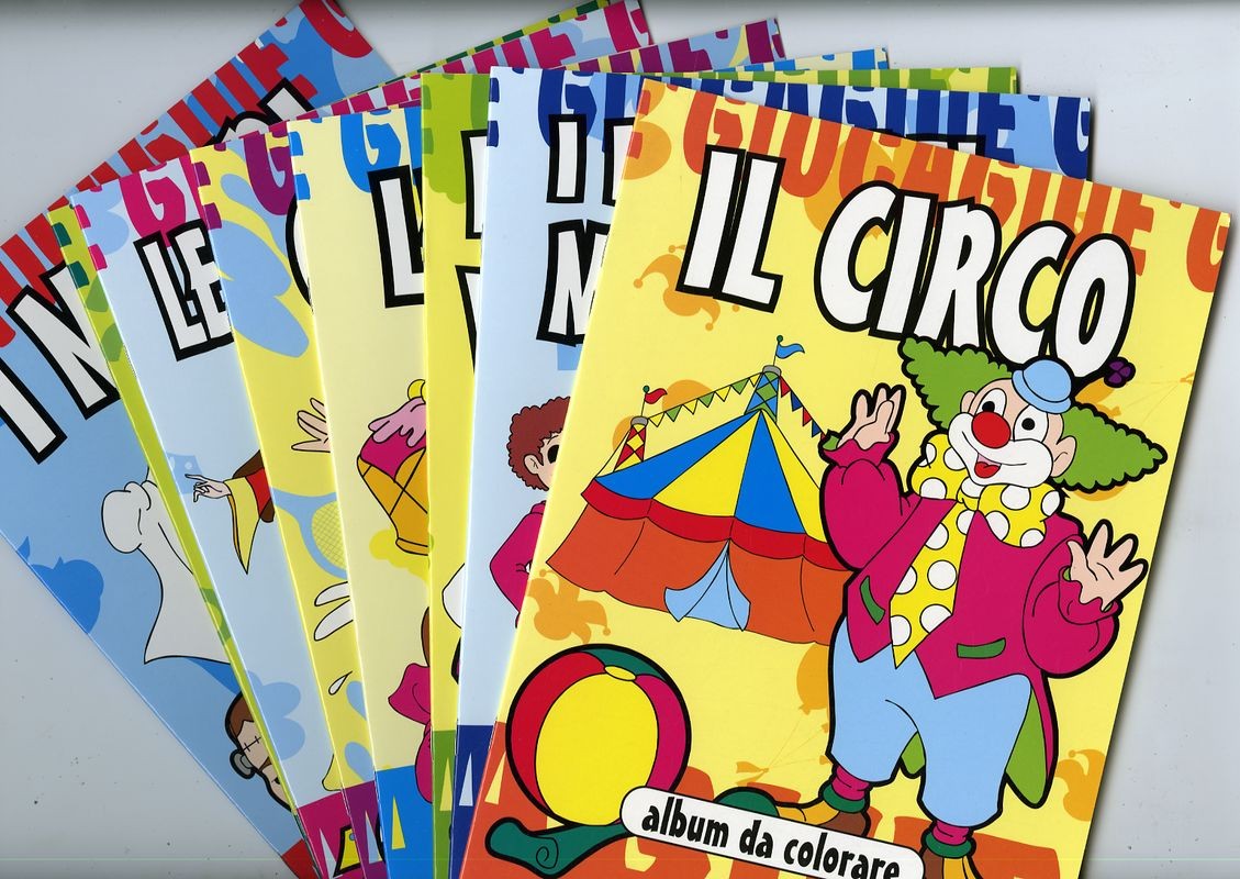 CF.ALBUM DA COLORARE 24PZ 8 TITOLI