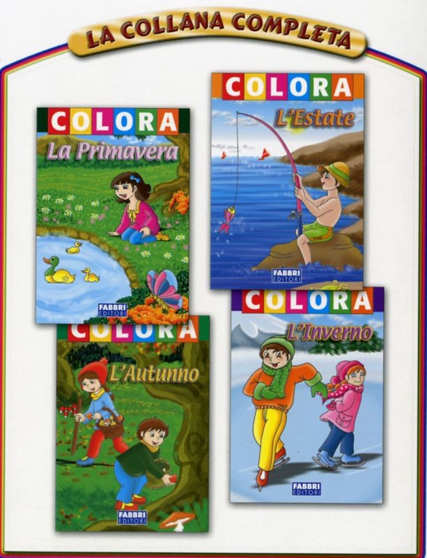 CF.COLORA LE STAGIONI 24PZ 4 TITOLI