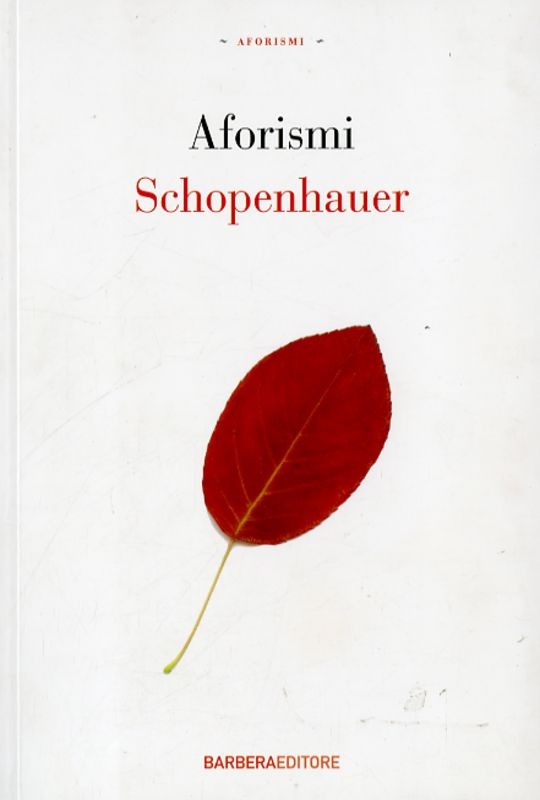 AFORISMI DI SCHOPENHAUER
