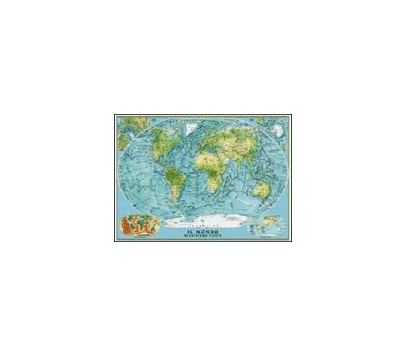 MONDO PLANISFERO FISICO 159X112