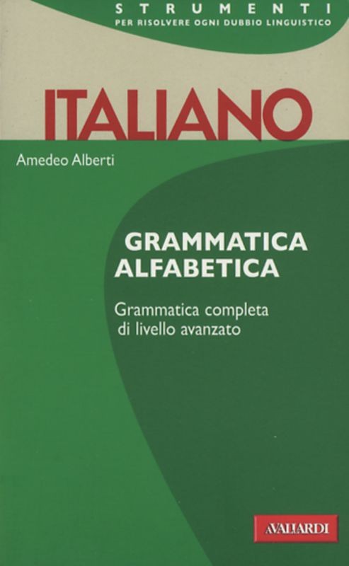 ITALIANO GRAMMATICA ALFABETICA