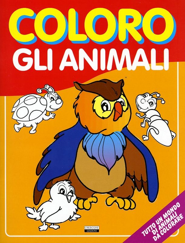 COLORO GLI ANIMALI GUFO