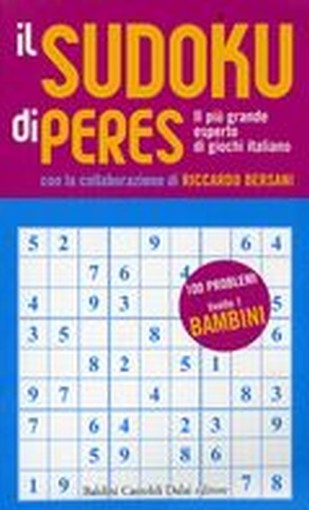 SUDOKU DI PERES LIVELLO 1 BAMBINI Peres Ennio