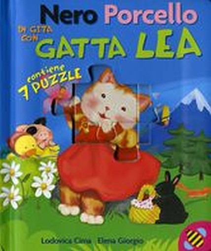 NERO PORCELLO IN GITA CON LA GATTA