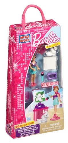 Mega Bloks 80237U - Barbie Teresa Insegnante d' Arte