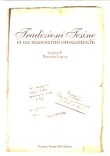 TRADIZIONI JESINE IN TRE MANOSCRITT