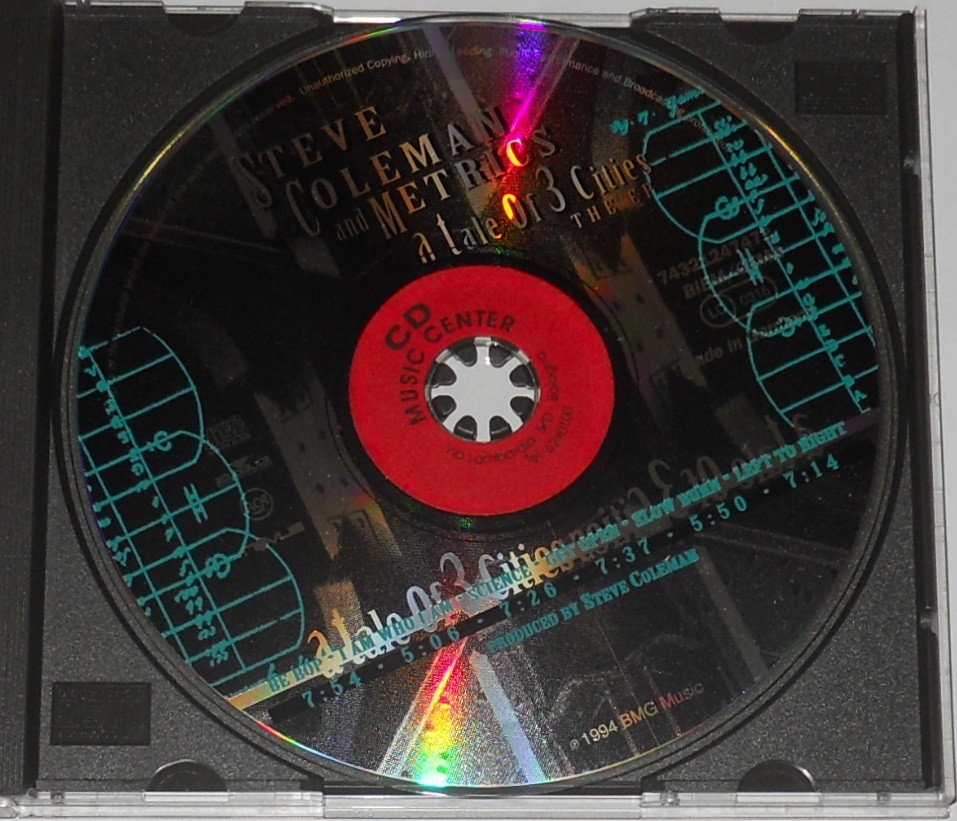 Steve Coleman and Metrics - A Tale Of 3 Cities