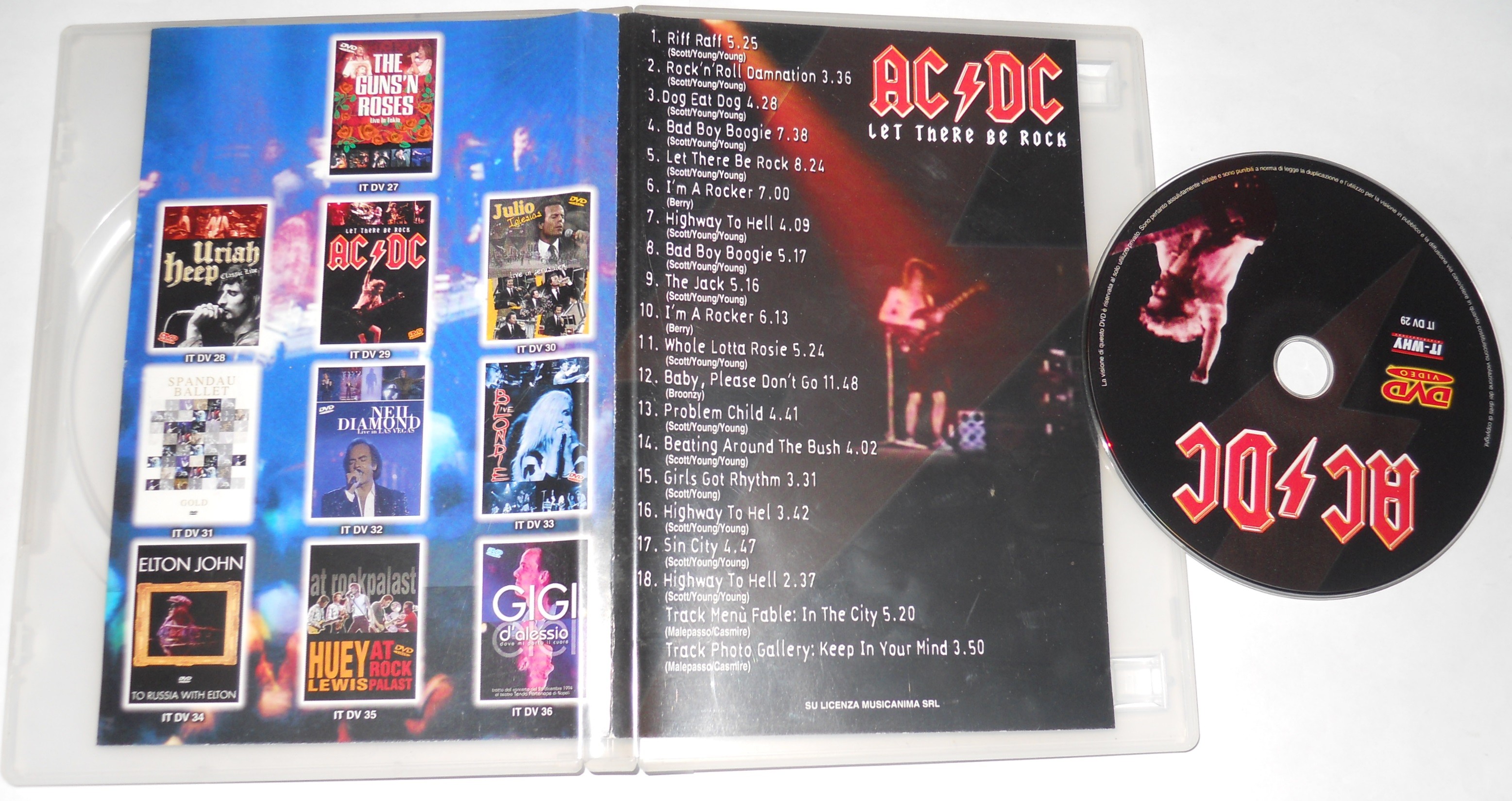 AC/DC LET THERE BE ROCK - DVD
