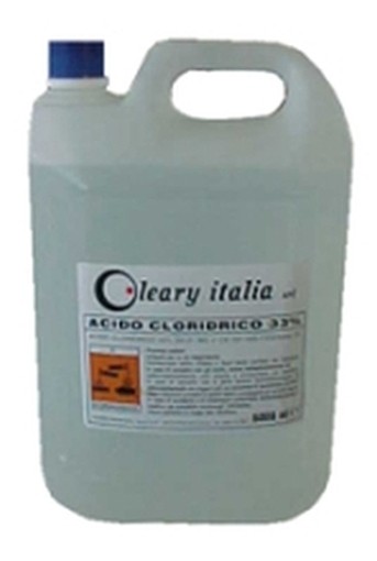 PEZZI 4-ACIDO CLORIDRICO MURIATICO 33% LT5 PER USO EDILE