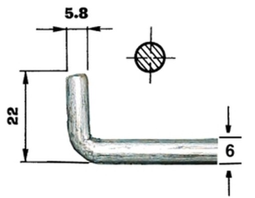 ASTE X CREMONESI TONDE CM.200