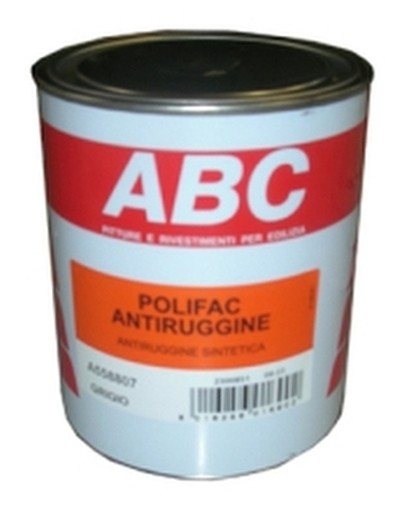 PEZZI 6-ANTIRUGGINE GRIGIO LT.0,75