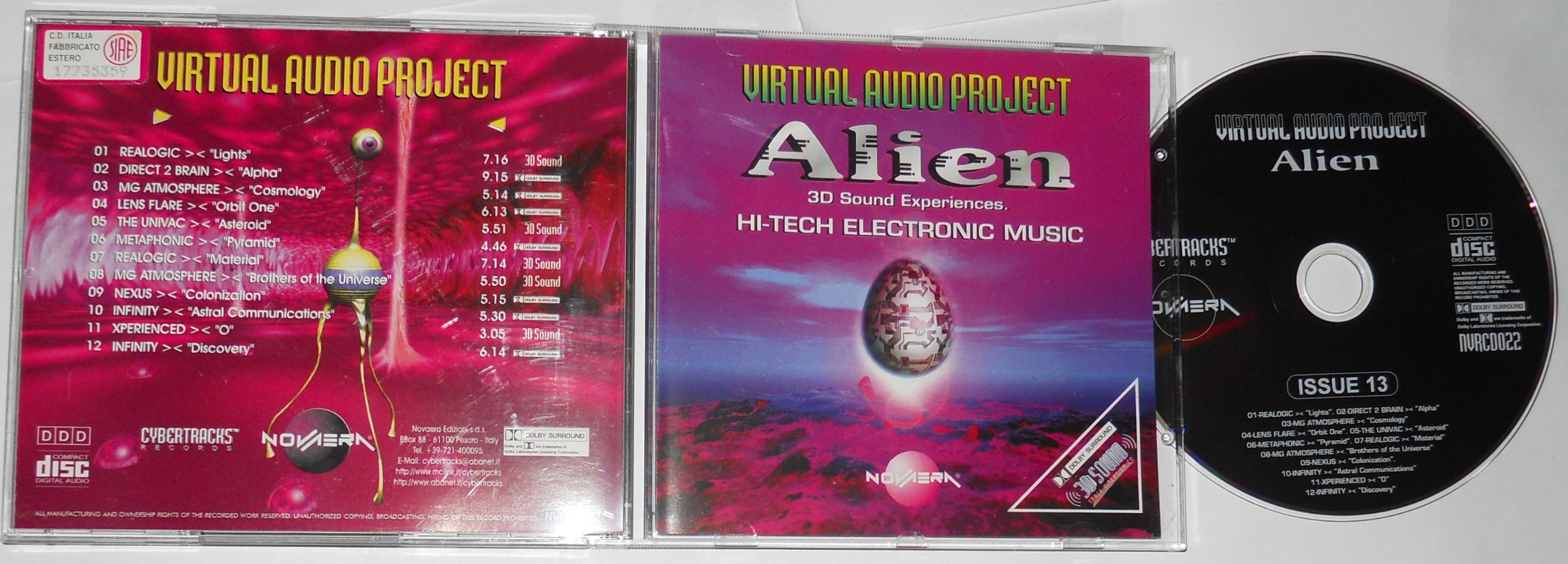 Virtual Audio Project: Alien Issue 13 - Realogic/MG Atmosphere/Nexus/Infinity