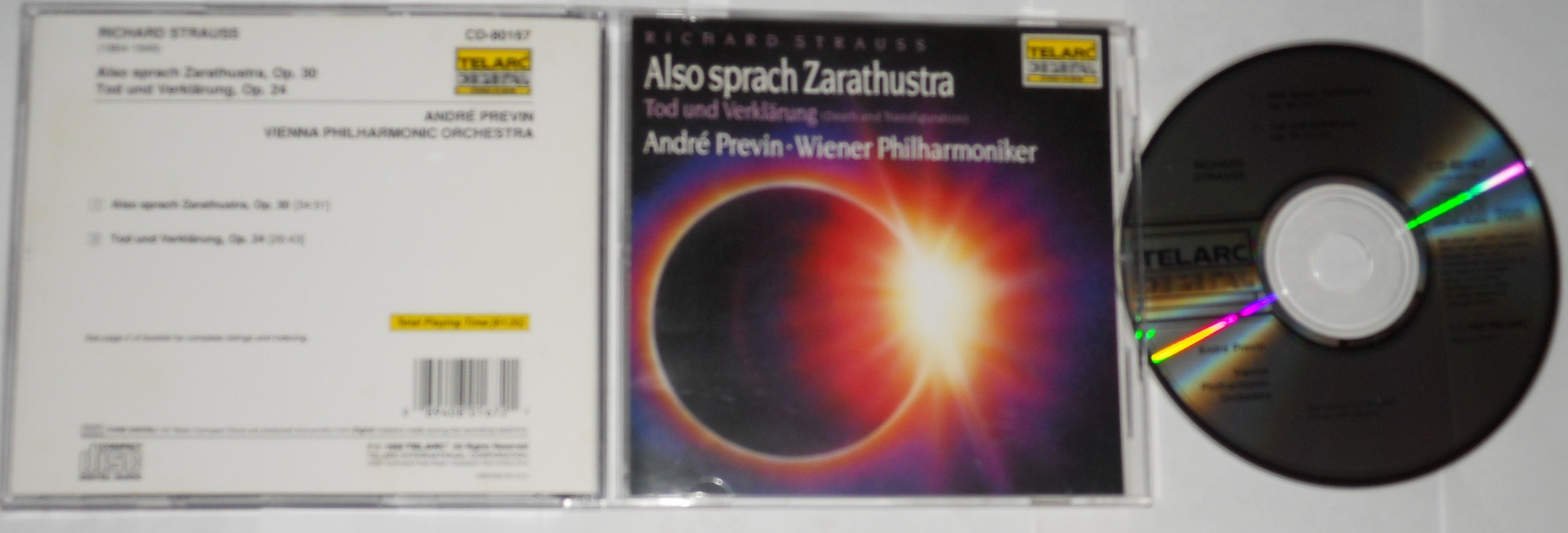 R. Strauss: Also sprach Zarathustra; Tod und Verklarung  - Vienna Philharmonic & Andre Previn 