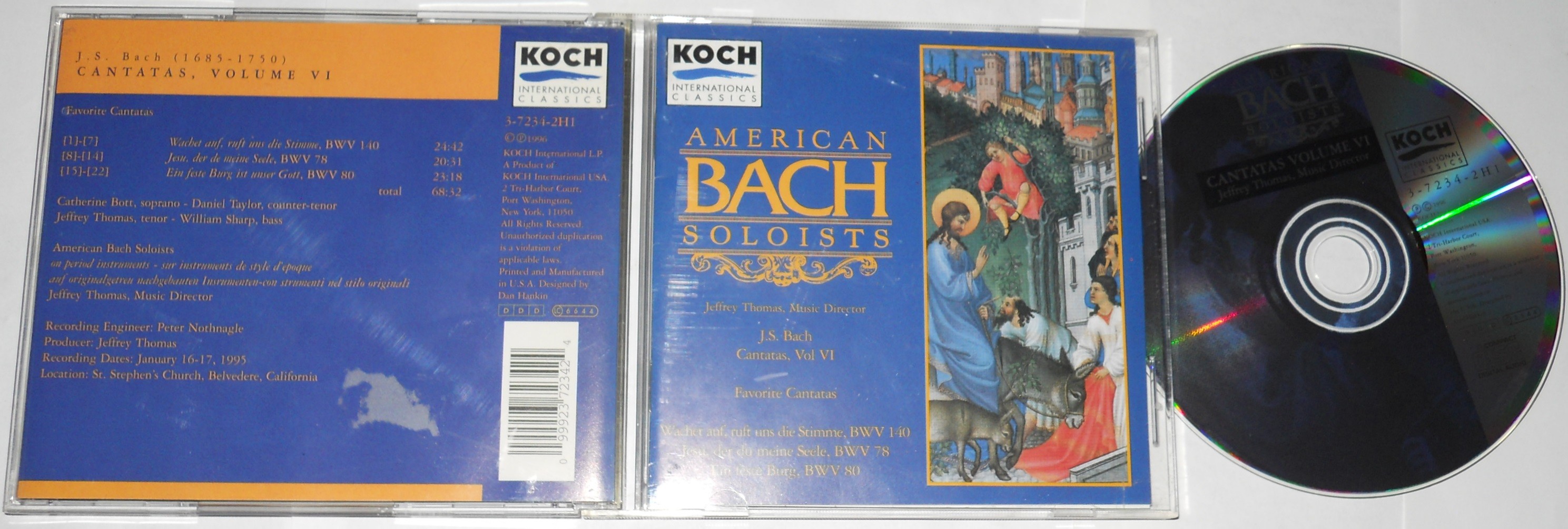 American Bach Soloists - Thomas, J.S. Bach - Cantatas, Volume VI 
