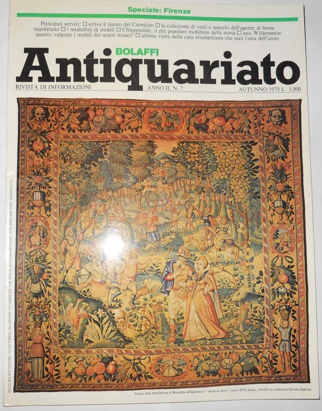 BOLAFFI ANTIQUARIATO. Anno 2, N. 7. Speciale Firenze