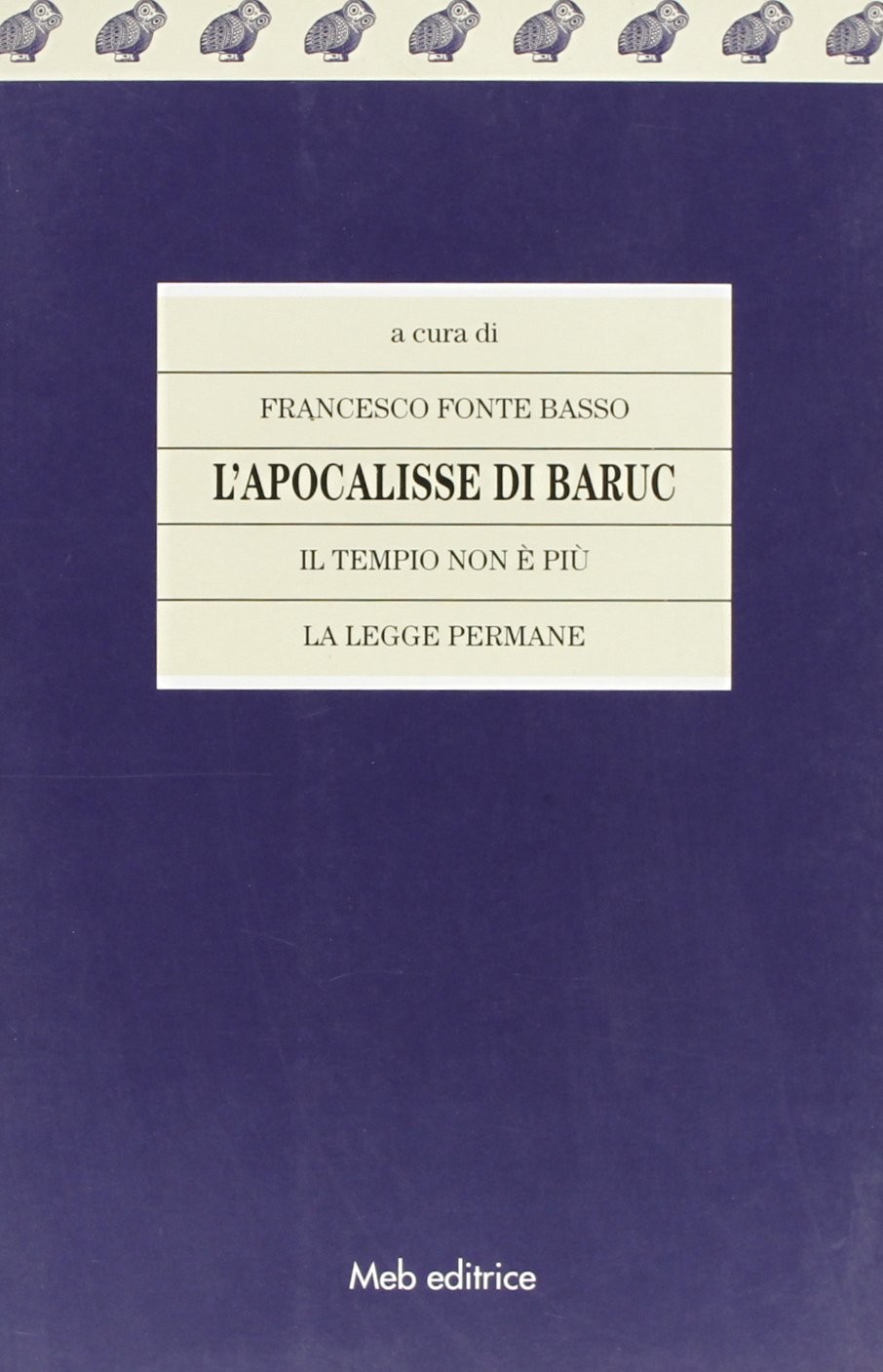 APOCALISSE DI BARUC L'