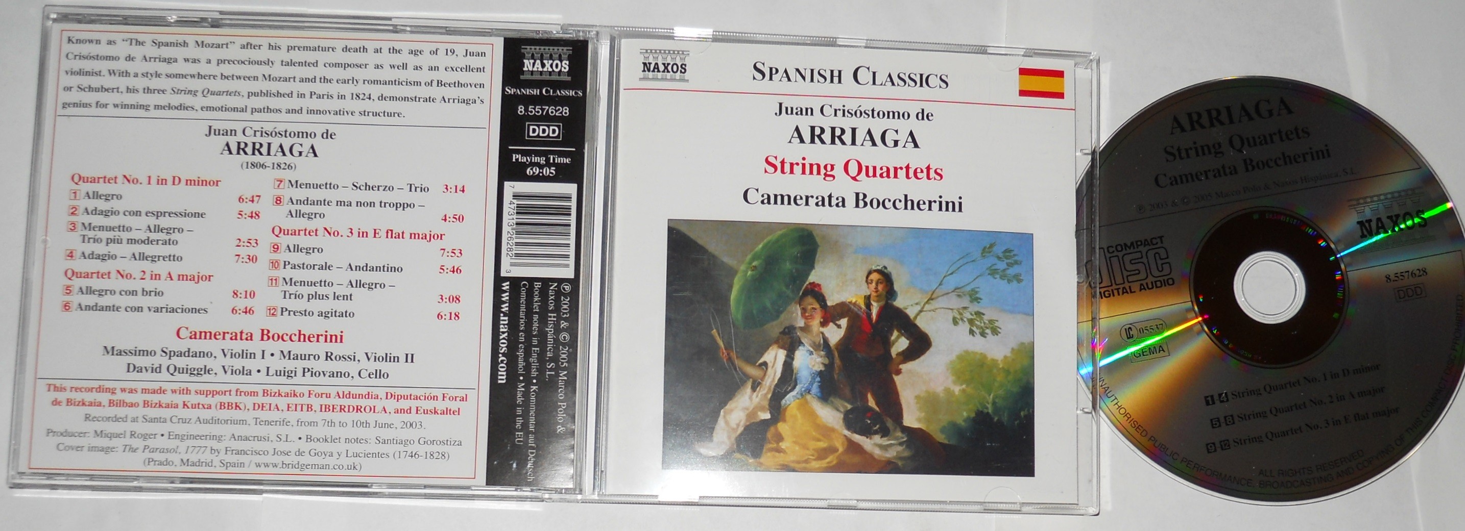 Juan Crisostomo de Arriaga - String Quartets 