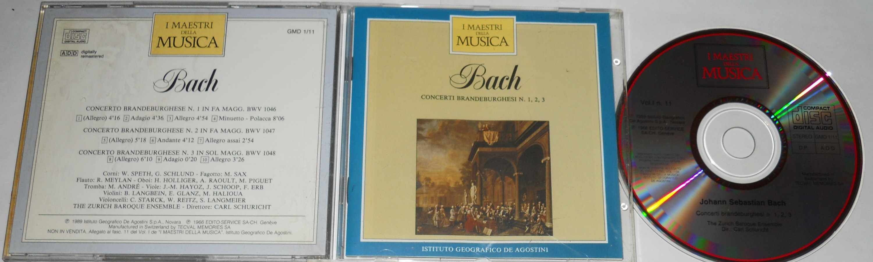Concerti Brandeburghesi n. 1,2,3