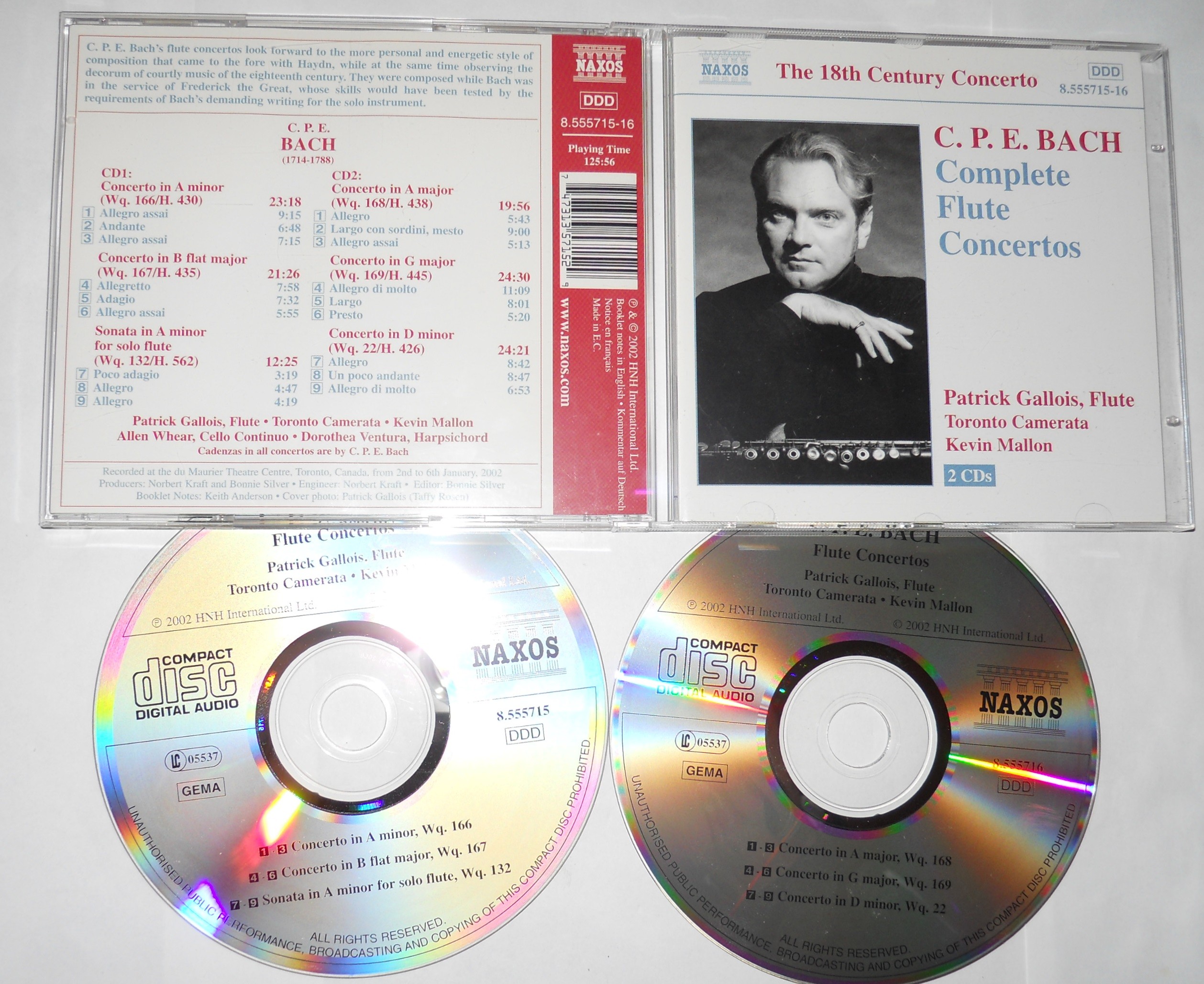 C.P.E. Bach - Complete Flute Concertos, Concerti Per Flauto (Integrale)