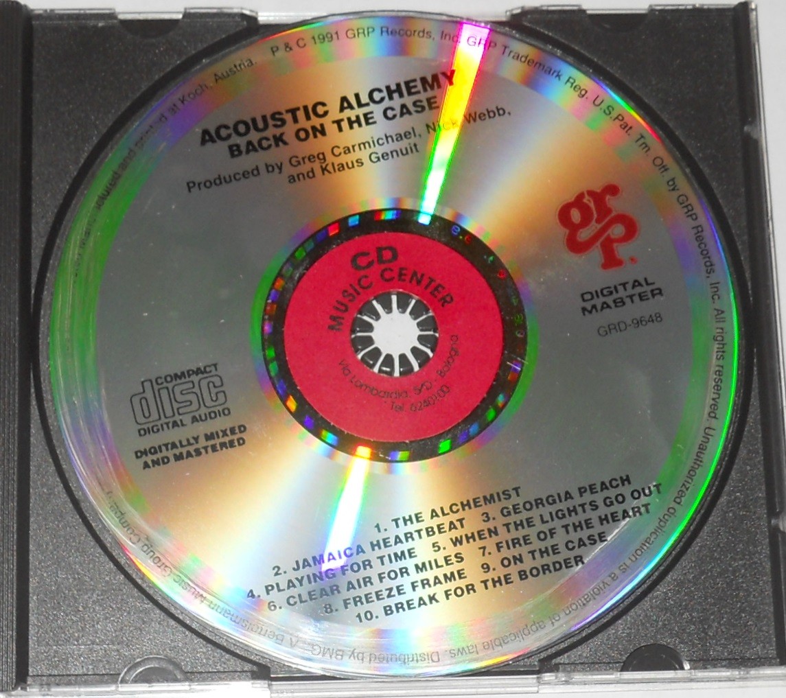 Acoustic Alchemy - BACK ON THE CASE 
